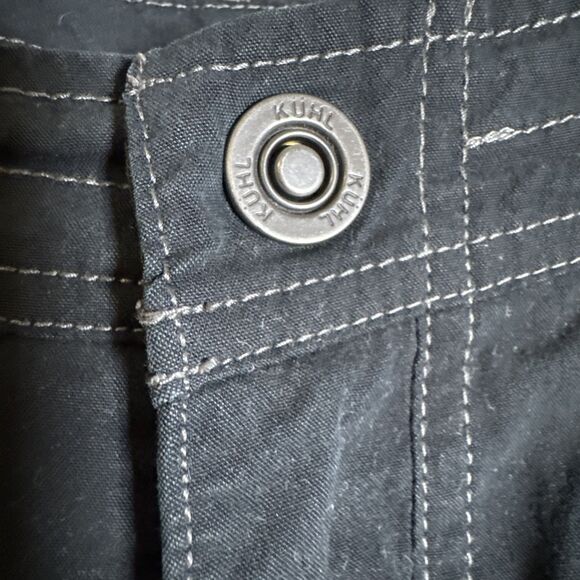 Kuhl Splash Roll Up Pants Women’s 8 Black Hiking Outdoor Camping Cargo - Picture 7 of 16